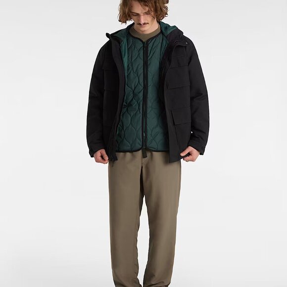 VANS OFF THE WALL MTE WARD 3-1 UTILITY JACKET BLACK/GREEN MENS XXL NEW SKATE - Picture 7 of 9